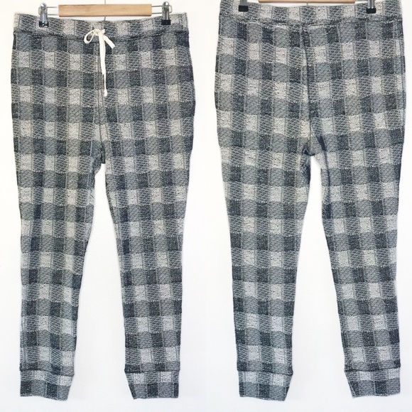 Intimately FP Women's Black Checkered Jogger Sz M - Picture 2 of 7
